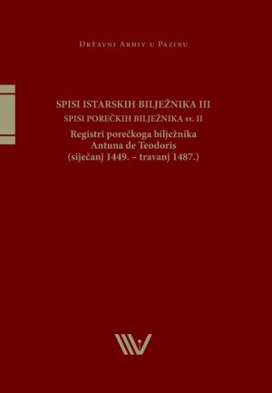 Registri porečkoga bilježnika Antuna de Teodoris