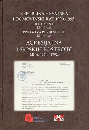 Republika Hrvatska i Domovinski rat 1990. - 1995. Dokumenti, knjiga 21
